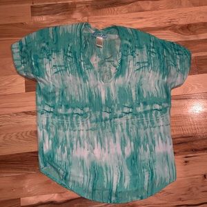 Francesca’s tie dye shirt